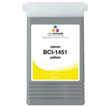  INK-DONOR  BCI-1451 Yellow Pigment 130   Canon imagePROGRAF W6200/W6400